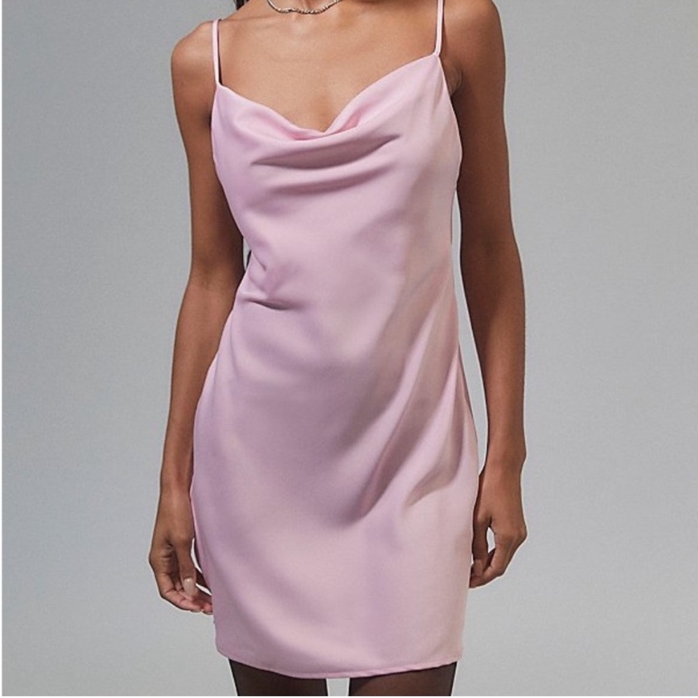 Bundle/ Pink Urban Outfitters Dress and Green Asymmetrical Dress